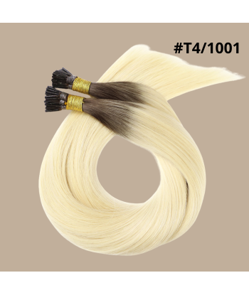 50 Premium I-Tip Keratin Extensions Rakt T4/1001 Venez acheter