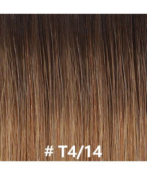 50 Keratin Extensions Rak Premium med I-Spets T4/14 Livraison rapide