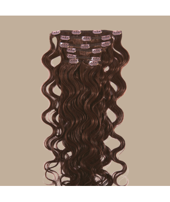 Extensiones de clip onduladas de chocolate Venez acheter