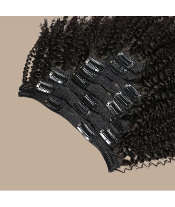 Kit de extensiones con clip Afro Curly Brown 120g suggérées chez