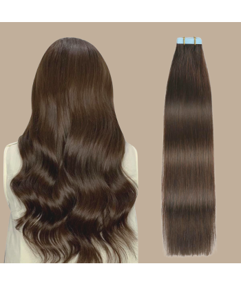 Extensiones Adhesivas / cintas lisas Premium Russian Hair 8 pas chere