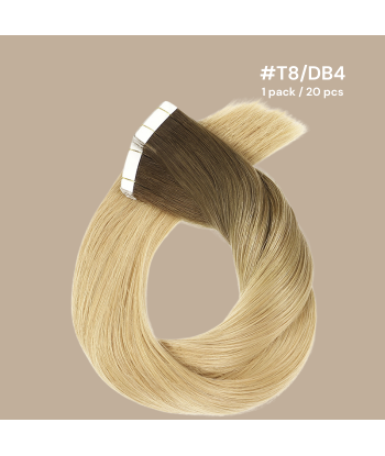 Extensiones Adhesivas / tapes lisos Premium Russian Hair T8/DB4 meilleur choix