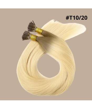 50 Extensiones de Queratina Lisas Premium con Punta en I T10/20 la chaussure