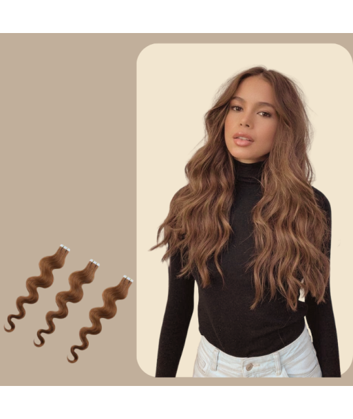 Extensões adesivas Wavy Hazelnut ou a consommer sur place