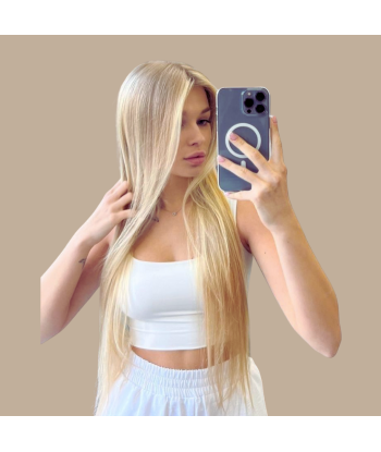 Extensions Clips Raides Blond Platine shop