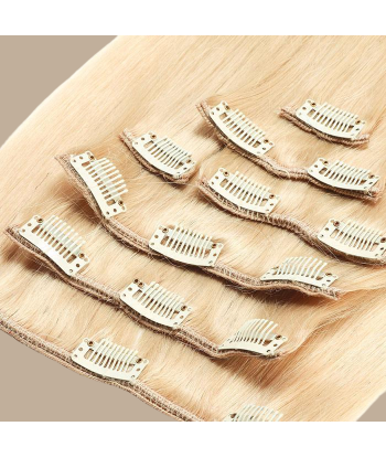 Extensions Clips Raides Blond Platine shop