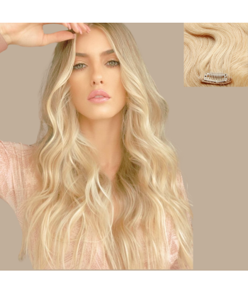 Extensions Clips Ondulées Blond Platine acheter en ligne