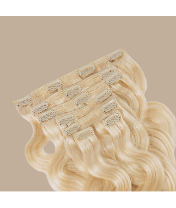 Extensions Clips Ondulées Blond Platine acheter en ligne