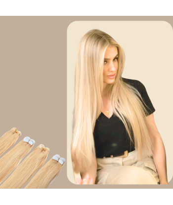 Extensions Adhésives Raides Blond la livraison gratuite