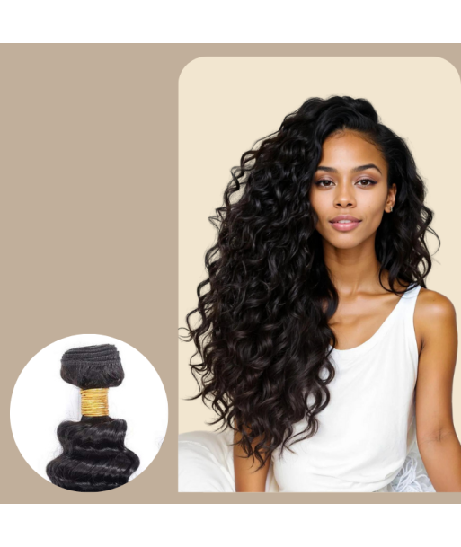 Tissage Vierge Ihmisen hiukset Deep Wave 7A Brun Foncé 1B 100 Gr 100 Gr pour bénéficier 