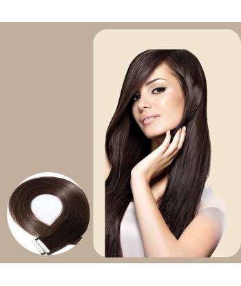 Extensions Adhésives / tapes raides Chocolat Foncé pas cher