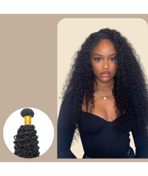 Veving av jomfruhår fra mennesker Kinky Curly 7a mørkebrunt 1b 100 gr ouvre sa boutique