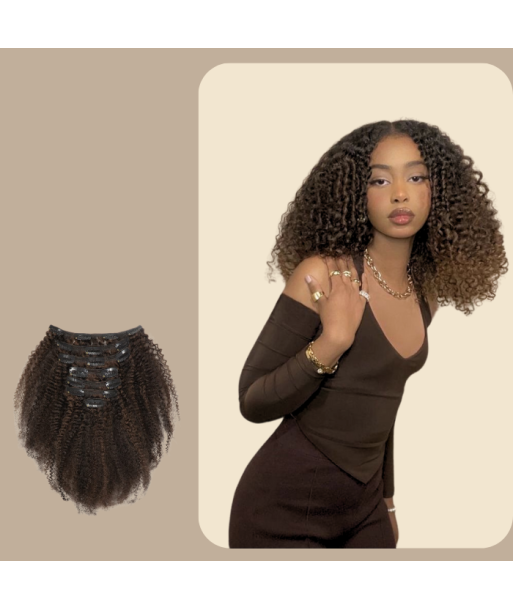 Kit Extensions à Clips Afro Curly Chocolat 120 gr ouvre sa boutique