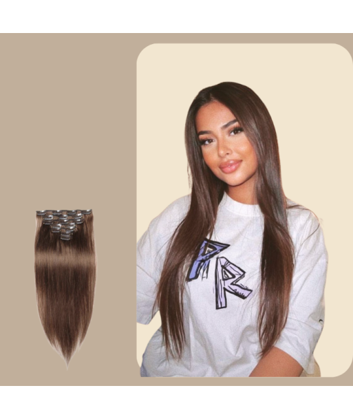 Stiff Clip Extensions Hasselnöt pour bénéficier 