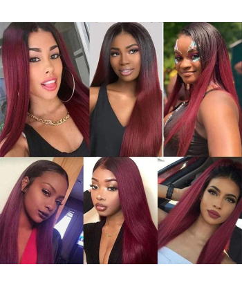 Kit Extensions à Clips Straight Ombre Brun Foncé 99J 120 gr la livraison gratuite