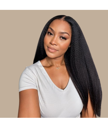 Yaki Straight Black Clip-In Extensions pas cher 