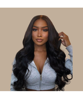 Body Wave Black 120g Clip-In Extensions Kit solde