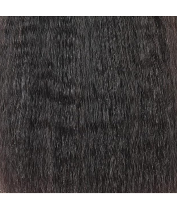 Vävning Virgin Human Hair Yaki Straight 7A Mörkbrun 1B 100 Gr en ligne