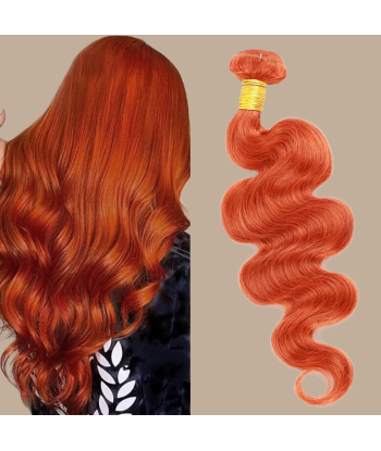 Tissage Cheveux Vierge Human Hair Body Wave 7A Ginger 350  100 Gr des créatures d'habitude