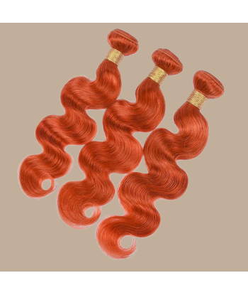 Tissage Cheveux Vierge Human Hair Body Wave 7A Ginger 350  100 Gr des créatures d'habitude