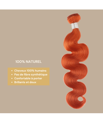 Tissage Cheveux Vierge Human Hair Body Wave 7A Ginger 350  100 Gr des créatures d'habitude