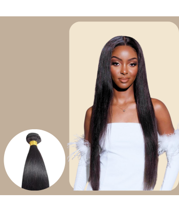 Tissage Cheveux Vierge Human Hair Straight 7A Brun Foncé 1B 100 Gr ou a consommer sur place