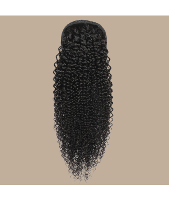 Queue de cheval Ponytail  Noir A Cordon Remy Hair Kinky Curly 50-70% off 