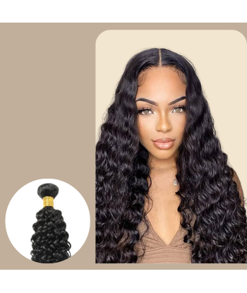 Tissage Cheveux Vierge Human Hair Water Wave 7A Brun Foncé 1B 100 Gr Voir les baskets