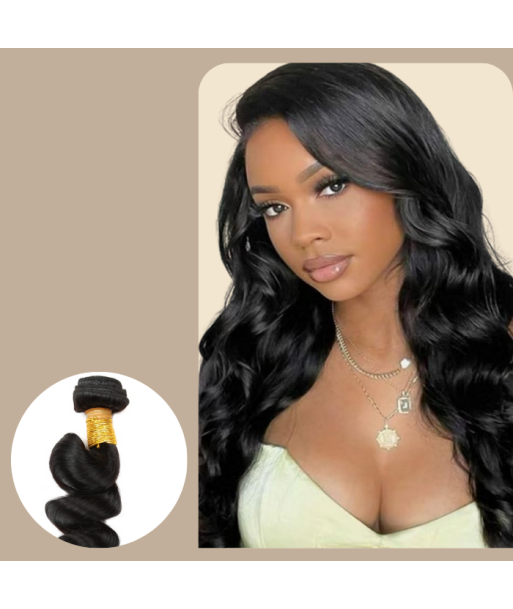 Tissage Cheveux Vierge Human Hair Loose Wave 7A Brun Foncé 1B 100 Gr 50-70% off 