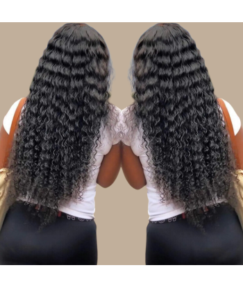 Tissage Cheveux Vierge Human Hair Deep Wave 7A Brun Foncé 1B 100 Gr Jusqu'à 80% De Réduction