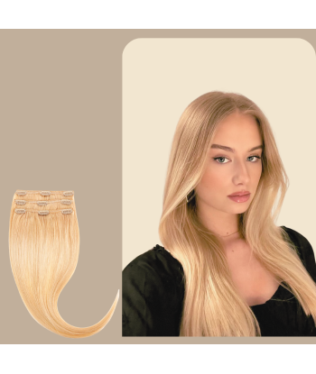 Blonde stijve Clip Extensions Livraison rapide