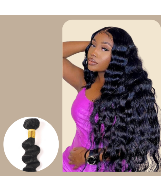 Tissage Cheveux Vierge Human Hair Los Diep 7A Brun Foncé 1B 100 Gr suggérées chez