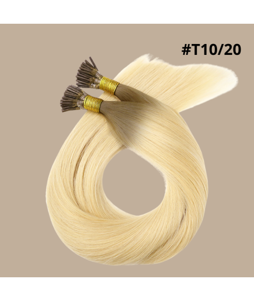 50 Premium Steil Keratine Extensions met I-tip T10/20 2 - 3 jours ouvrés.