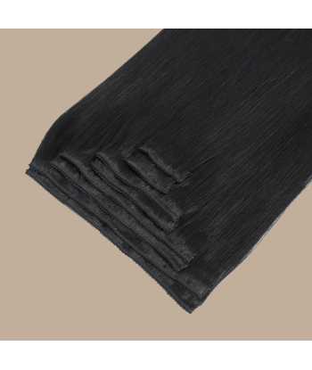 Black Straight Clip Extensions 120 Gr Véritable concentré