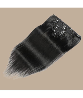 Black Straight Clip Extensions 120 Gr Véritable concentré