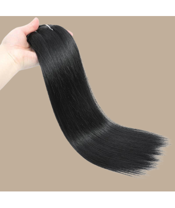 Black Straight Clip Extensions 120 Gr Véritable concentré