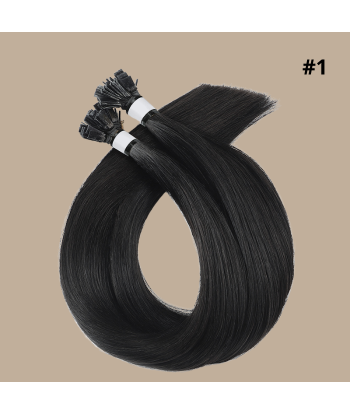 100 Keratin Extensions Rett Premium med Flat Tupp 1 les ctes