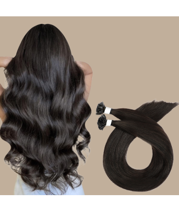 100 Premium Keratin Extensions Rett med Flat Tupp 2 en ligne des produits 