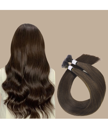 100 Premium Keratin Extensions Rett med Flat Tupp 4 Voir les baskets