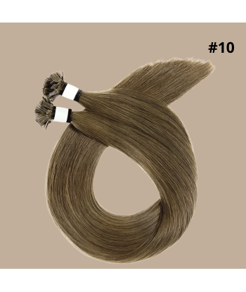 100 Keratin Extensions Rett Premium Med Flat Tupp 10 Pour