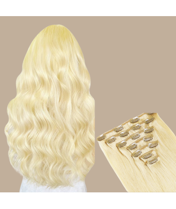 Extensão para Clips Premium Russian Hair 1001 basket pas cher