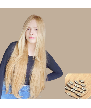 Blond Stiff Clip Extensions de la marque