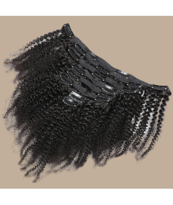 Afro Curly Black 120g Clip-In Extensions Kit en ligne