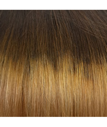 Rak Ombre Brun Choklad Blond Mono Clip-In Förlängning Maxi Volym Band solde